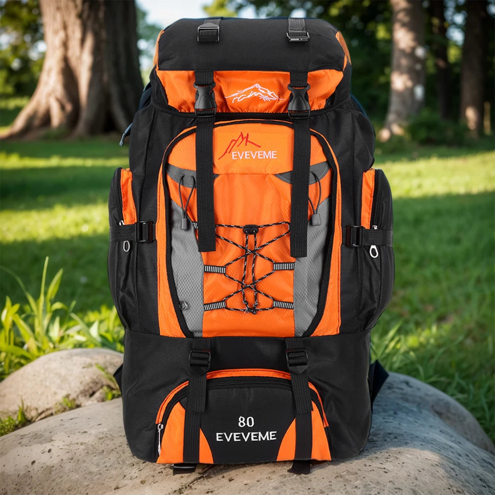 80L Waterproof Hiking Backpack – Perfect for Camping & Trekking Adventures - Image 3