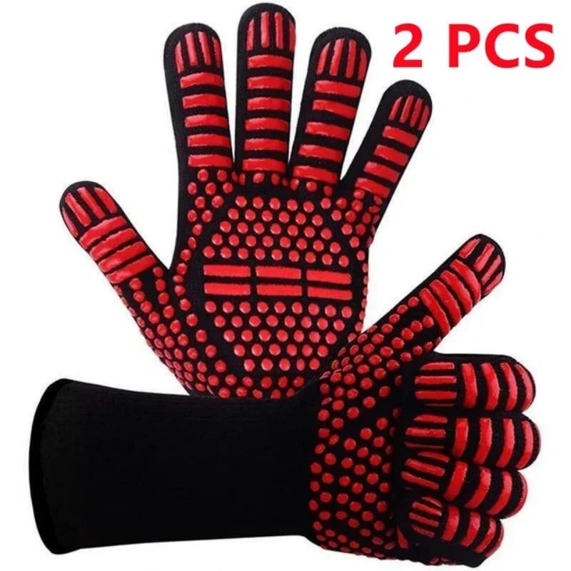 1472°F Heat Resistant Oven Mitts – Silicone BBQ & Grilling Gloves - Image 7