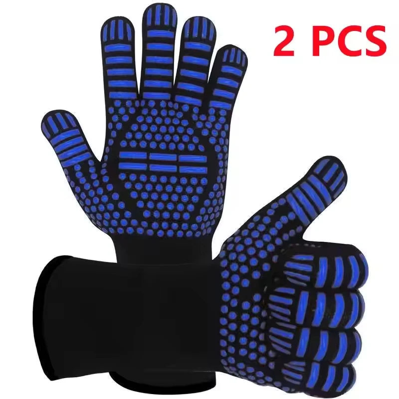 1472°F Heat Resistant Oven Mitts – Silicone BBQ & Grilling Gloves - Image 8