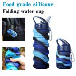 Food Grade Silicone Foldable Water Bottle – Perfect for Sports and Travel