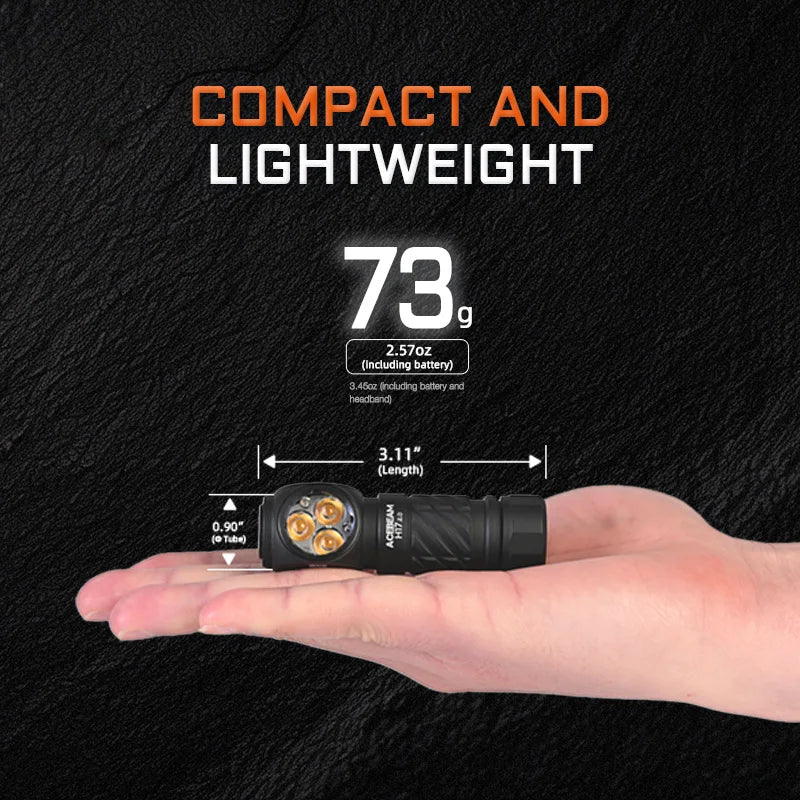 ACEBEAM H17 2.0 Headlamp – High-Performance Lighting for Every Adventure - Image 4