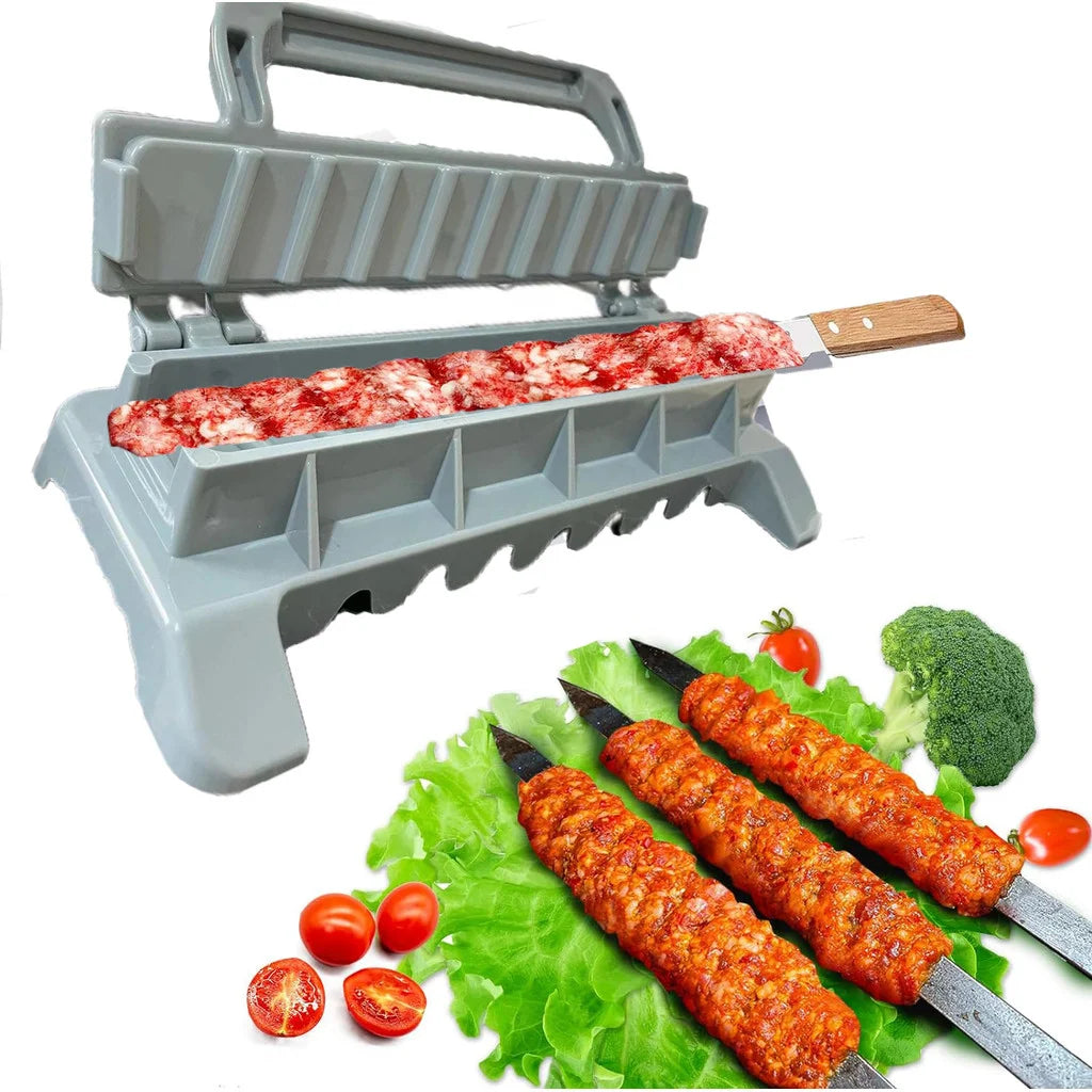 Premium 50cm Stainless Steel BBQ Skewers for Global Grilling Enthusiasts - Image 2