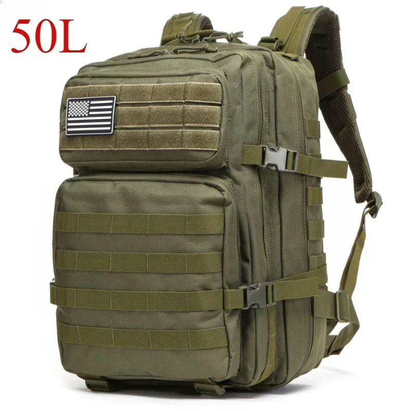 50L Travel Backpack for Men – Waterproof Hiking & Camping Bag - Image 8