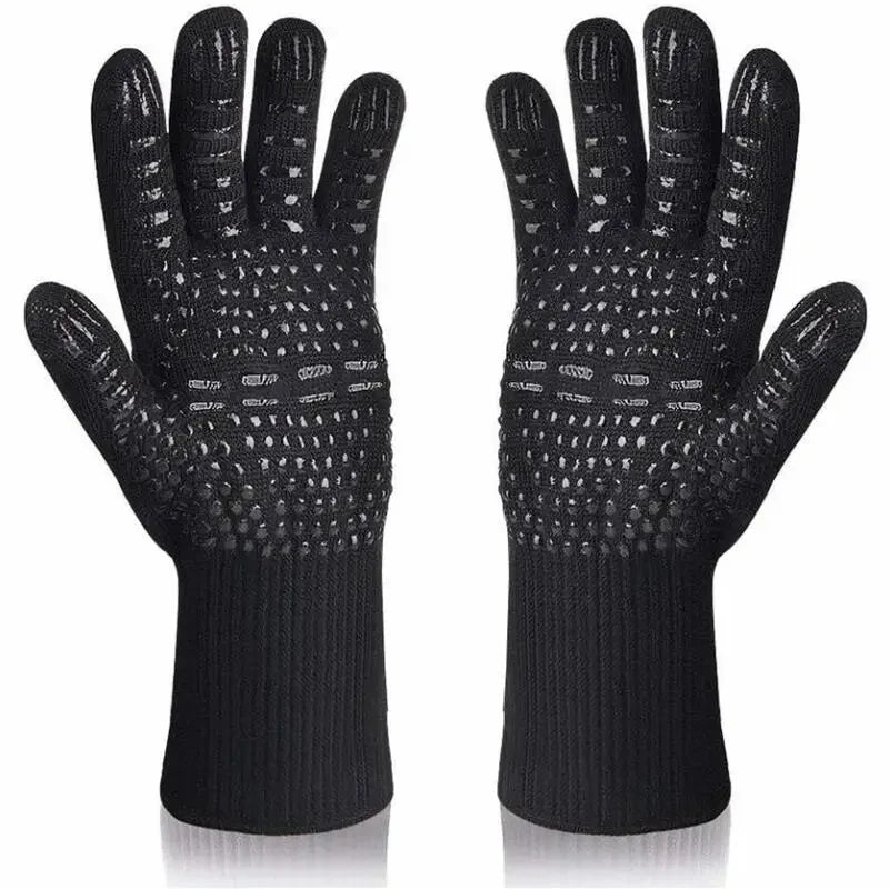 1472°F Heat Resistant Oven Mitts – Silicone BBQ & Grilling Gloves - Image 2
