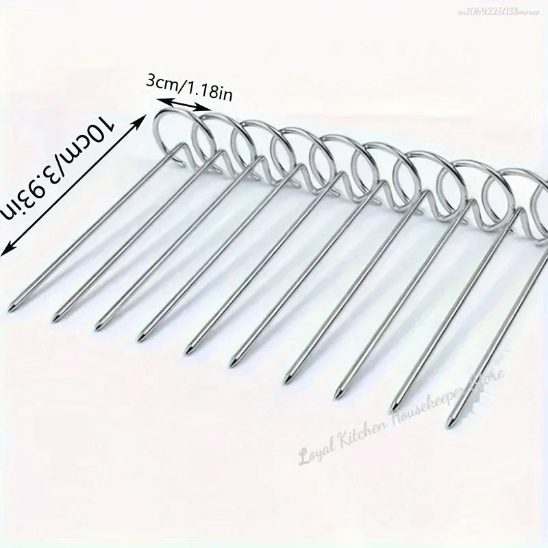 Premium 304 Stainless Steel BBQ Skewers – Perfect for Air Fryers & Ovens - Image 6