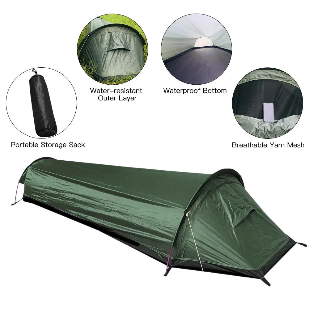 Compact and Lightweight Backpacking Tent for Solo Adventures - Image 4