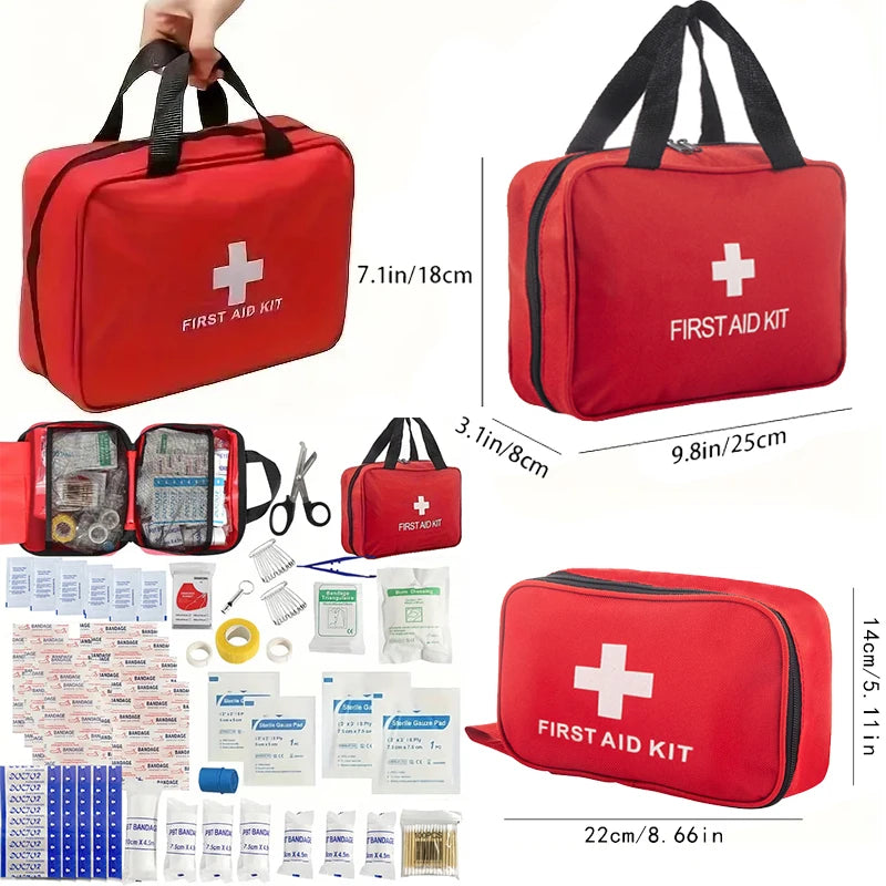 Comprehensive First Aid Kit – 188 Pieces for Every Situation - Image 2