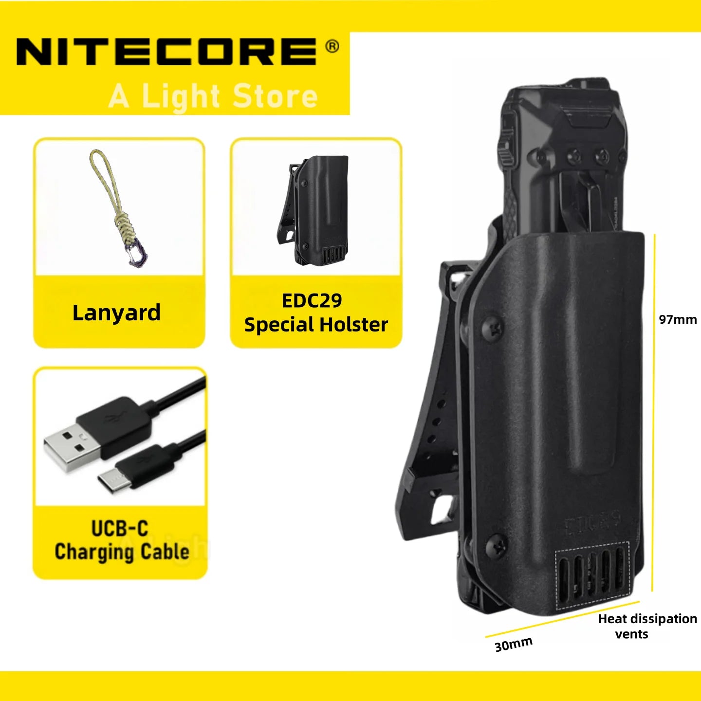 NITECORE EDC29 Flashlight – Portable Keychain Light for Everyday Carry - Image 8