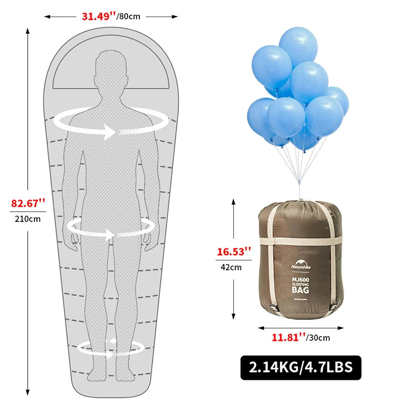Naturehike Sleeping Bags for Outdoor Camping Adventures - Image 5