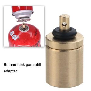 Portable Gas Refill Adapter for Camping Stoves and Gas Tanks