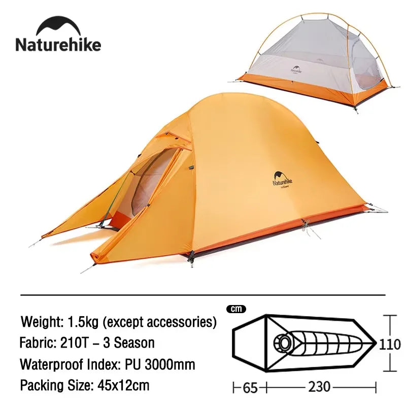 Naturehike Cloud Up Camping Tent – Lightweight and Portable for Adventurers - Image 7