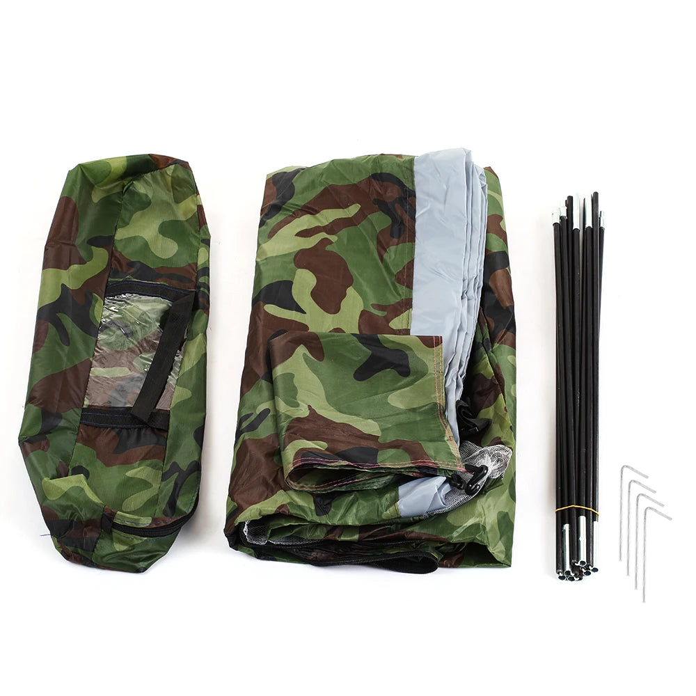 Portable Camouflage Camping Tent – Waterproof & Windproof for Outdoor Adventures - Image 6