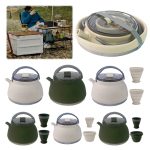 1.5L Outdoor Folding Silicone Kettle – Portable and Collapsible for Travel