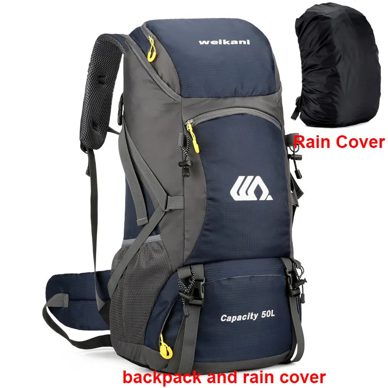 50L Travel Backpack for Men – Waterproof Hiking & Camping Bag - Image 7