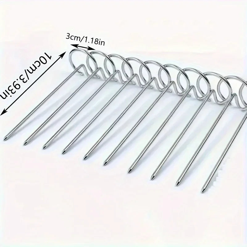 Premium 304 Stainless Steel BBQ Skewers – Perfect for Air Fryers & Ovens - Image 7