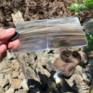 Magnifying Glass Card Fire Starter – Essential Outdoor Survival Tool