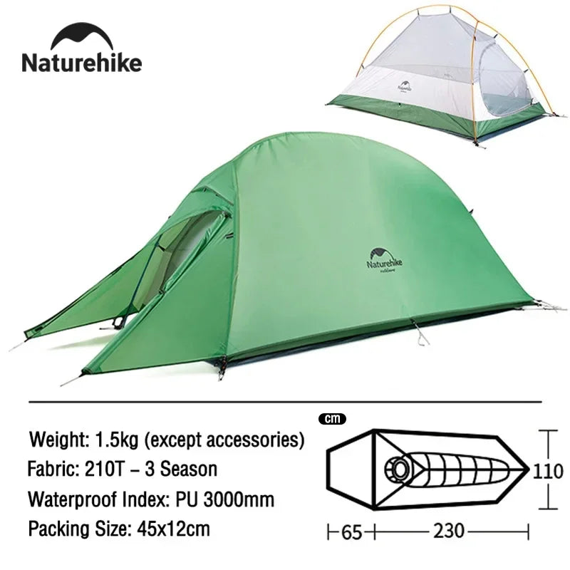 Naturehike Cloud Up Camping Tent – Lightweight and Portable for Adventurers - Image 8