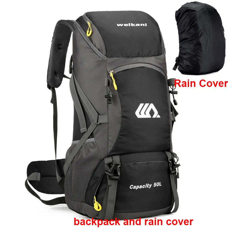 50L Travel Backpack for Men – Waterproof Hiking & Camping Bag - Image 14