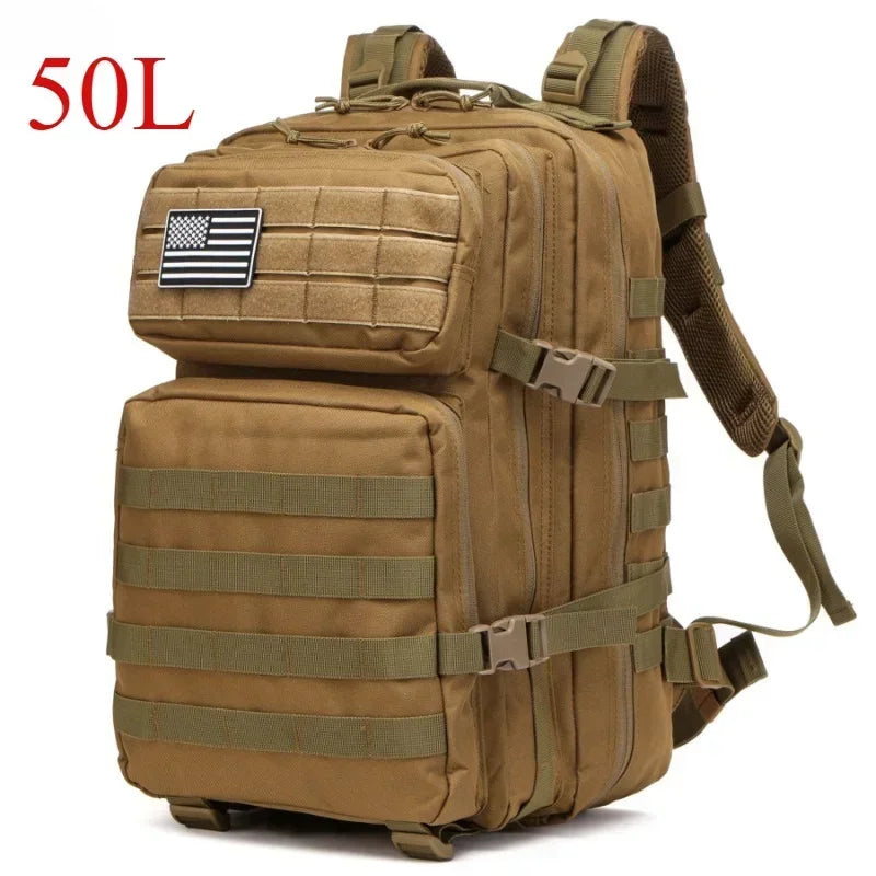 50L Travel Backpack for Men – Waterproof Hiking & Camping Bag - Image 17