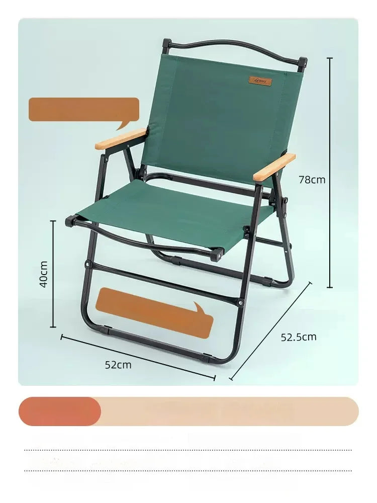 GIANXI Green Summer Camping Chair – Perfect for Outdoor Adventures - Image 12