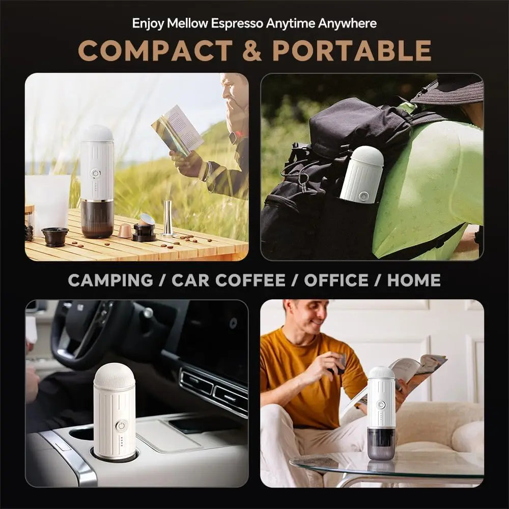 IKAPE Espresso Portable Coffee Machine – 2-in-1 Capsule Espresso Maker - Image 3