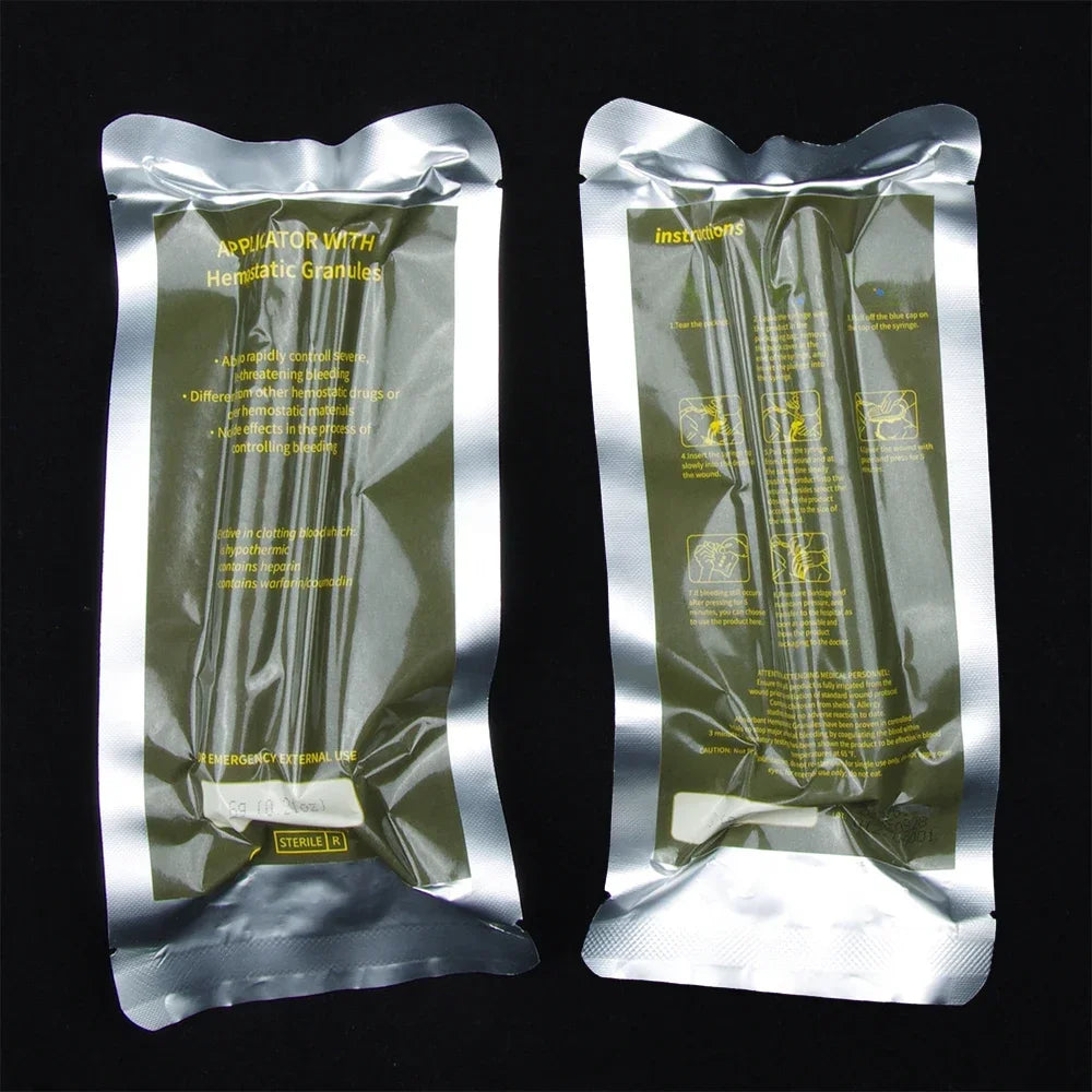 Chitosan Powder Applicator with Hemostatic Granule Bandage for Emergency Use - Image 3