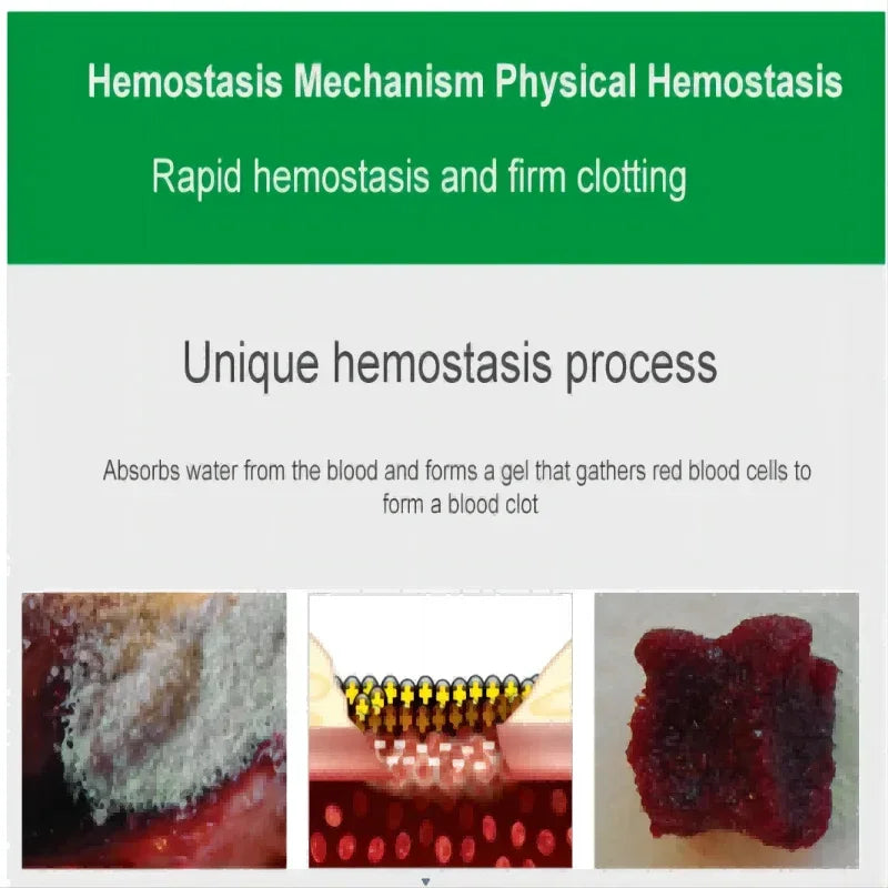 Chitosan Powder Applicator with Hemostatic Granule Bandage for Emergency Use - Image 5