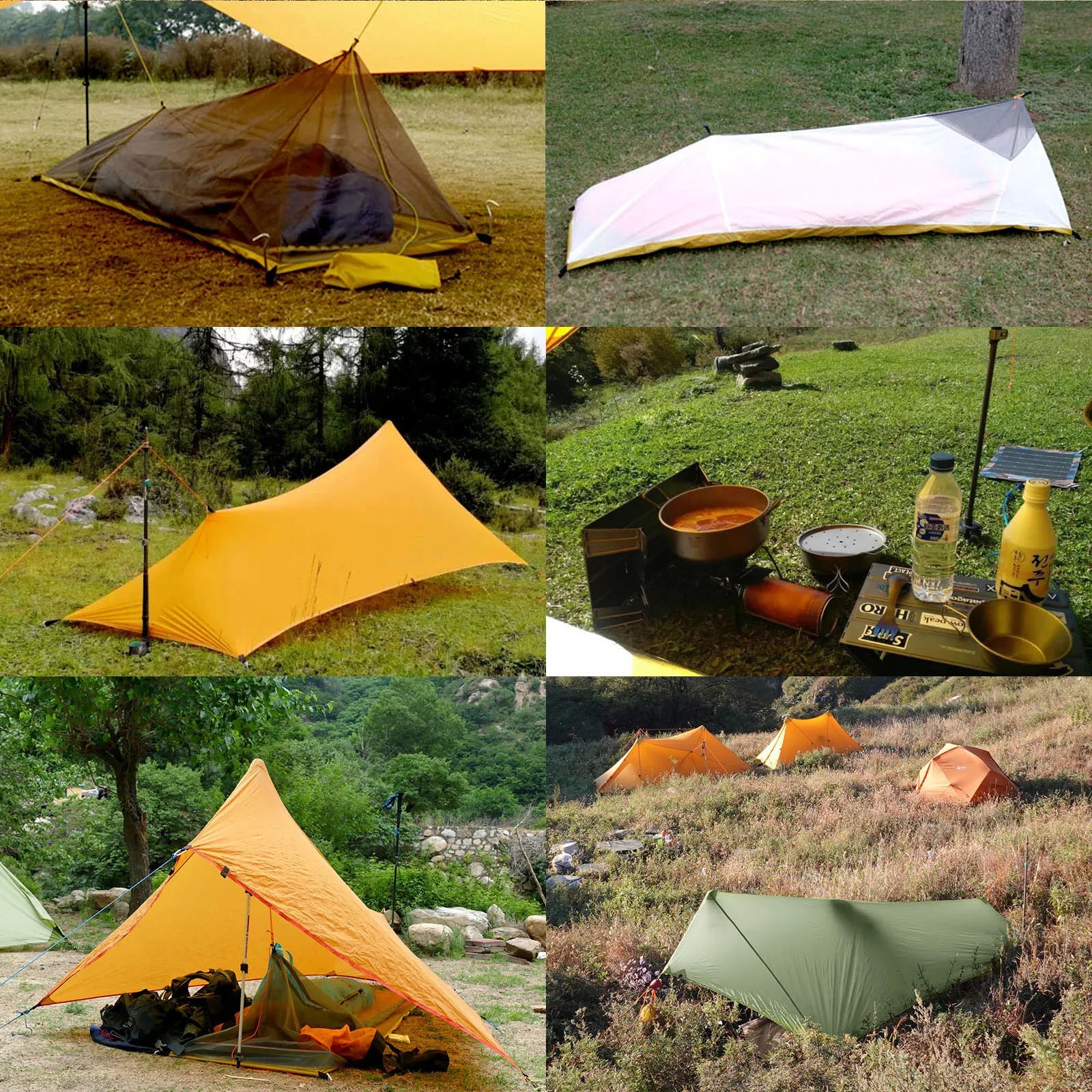 310g Ultralight Camping Shelter Rain Fly Tent – Durable & Waterproof - Image 3