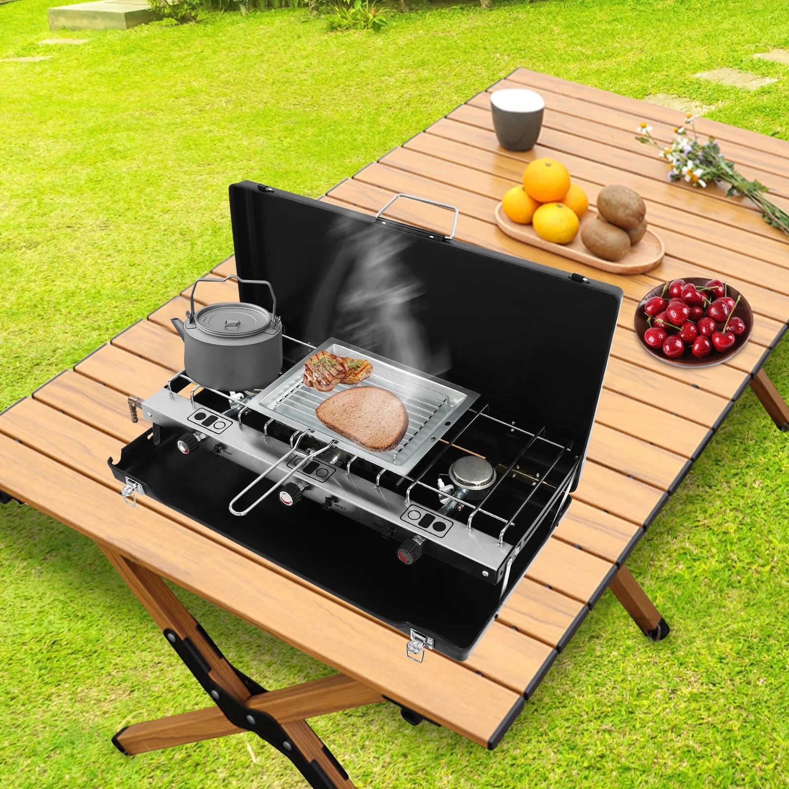 Durable Campfire Grill – Perfect for Outdoor Cooking Adventures - Image 4