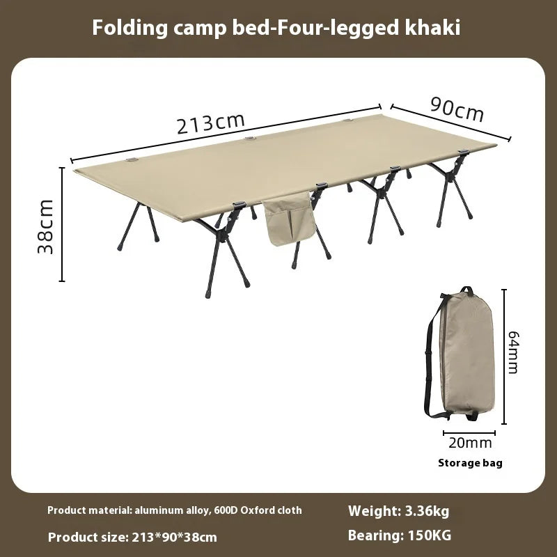 Lohascamping 90cm Widen Ultralight Folding Camping Cot – Portable and Versatile - Image 8