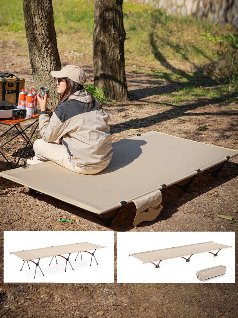 Lohascamping 90cm Widen Ultralight Folding Camping Cot – Portable and Versatile - Image 2