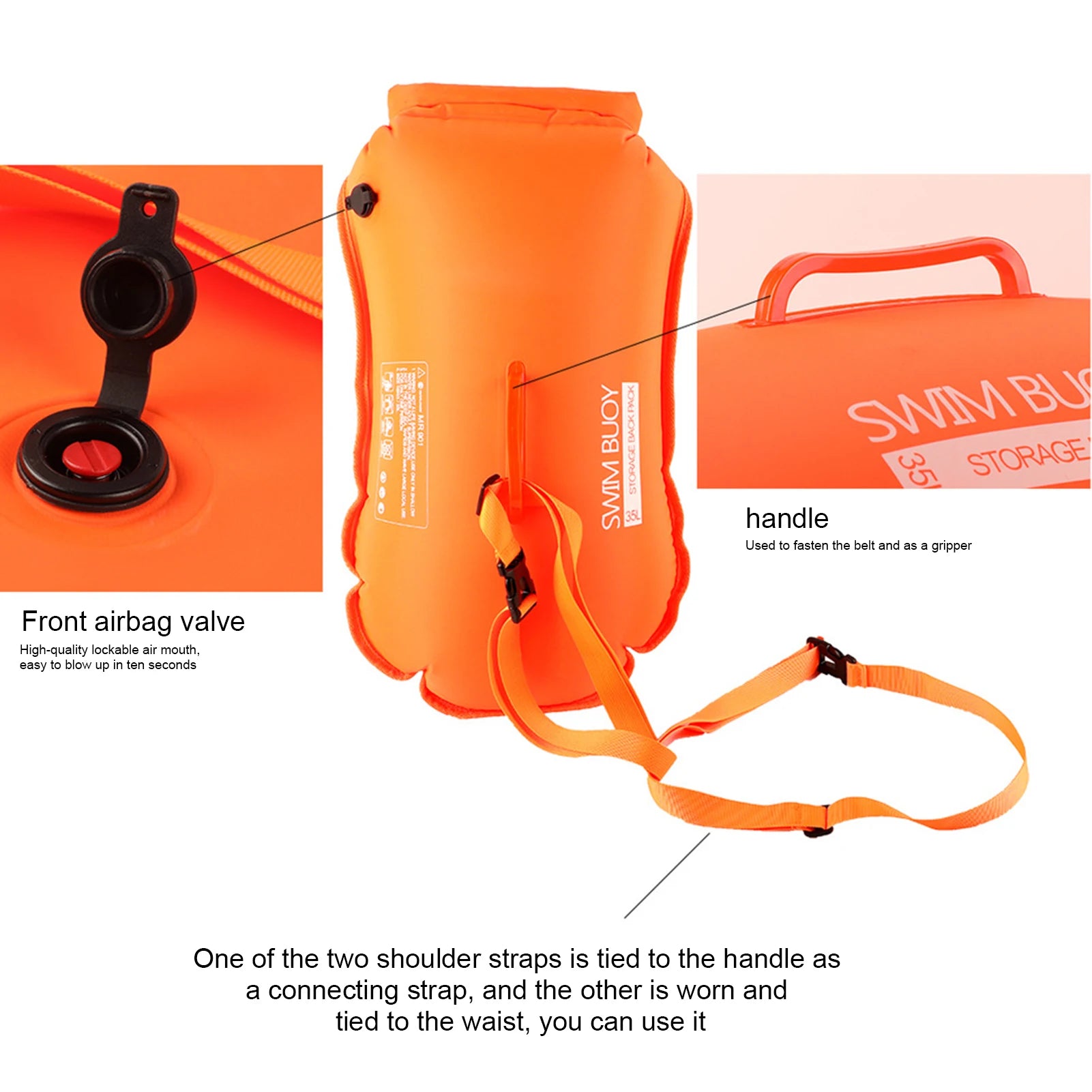 28/35L Waterproof Dry Bag Backpack – Essential for Outdoor Adventures - Image 5