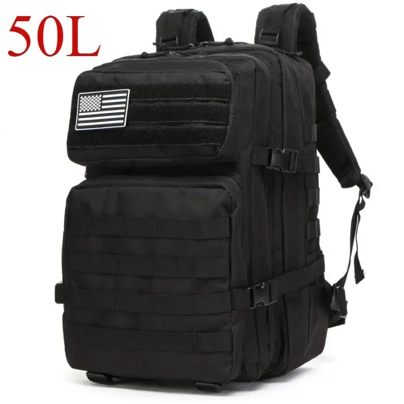 50L Travel Backpack for Men – Waterproof Hiking & Camping Bag - Image 11