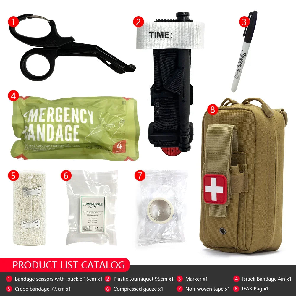 Portable Medium Bag First Aid Pouch – Essential Survival Kit for Emergencies - Image 9