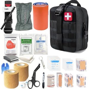 Comprehensive 131pcs Military Medical First Aid Kit for Emergencies