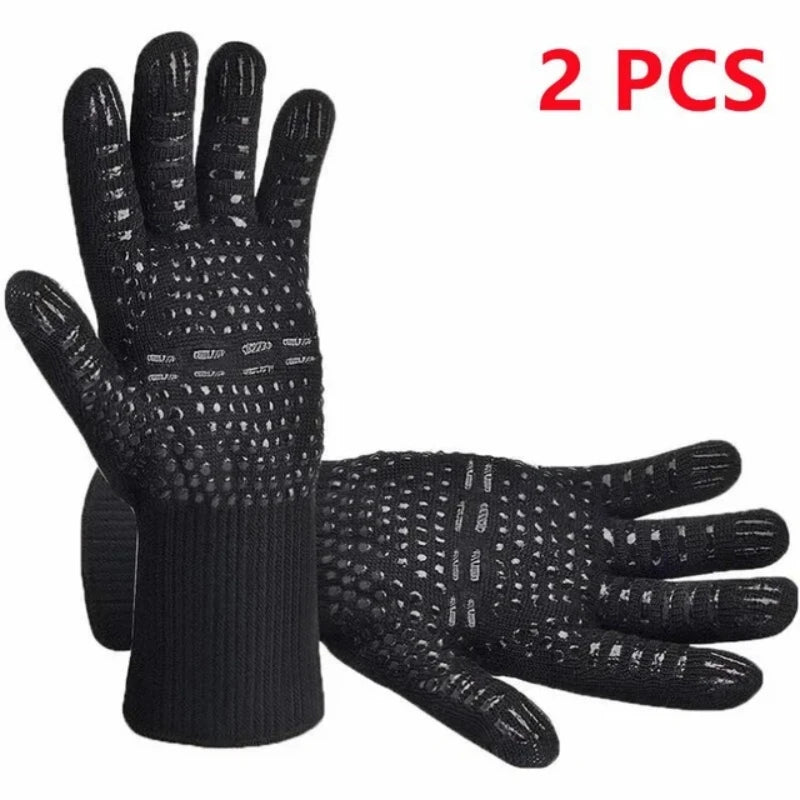 1472°F Heat Resistant Oven Mitts – Silicone BBQ & Grilling Gloves - Image 9