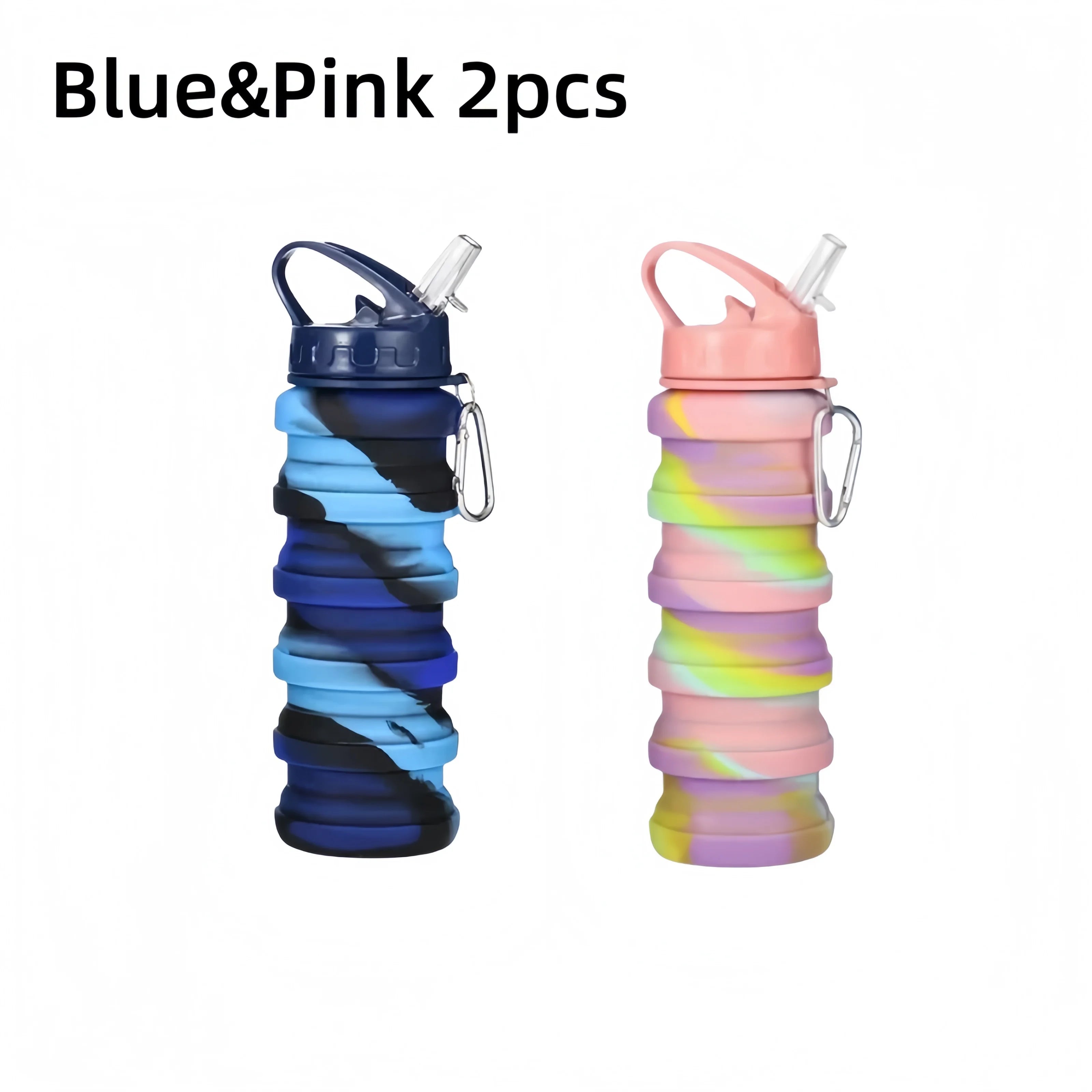 Food Grade Silicone Foldable Water Bottle – Perfect for Sports and Travel - Image 9
