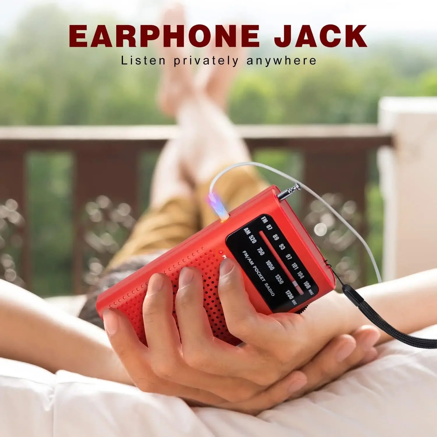 Compact Emergency Survival Radio – Portable AM/FM Analog Pocket Radio - Image 4