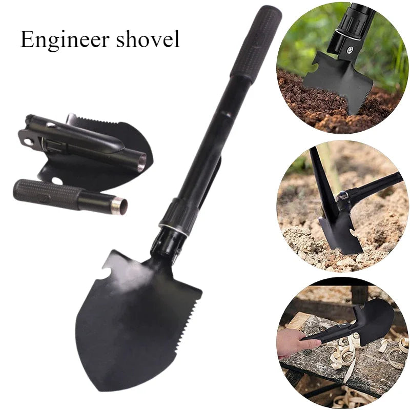 1PC Engineer Shovel – Multifunctional Outdoor Tool for Adventure Enthusiasts