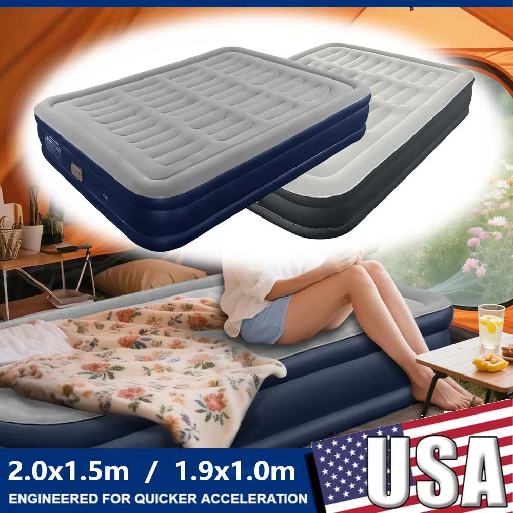 Comfortable 1-2 Person PVC Automatic Inflatable Mattress