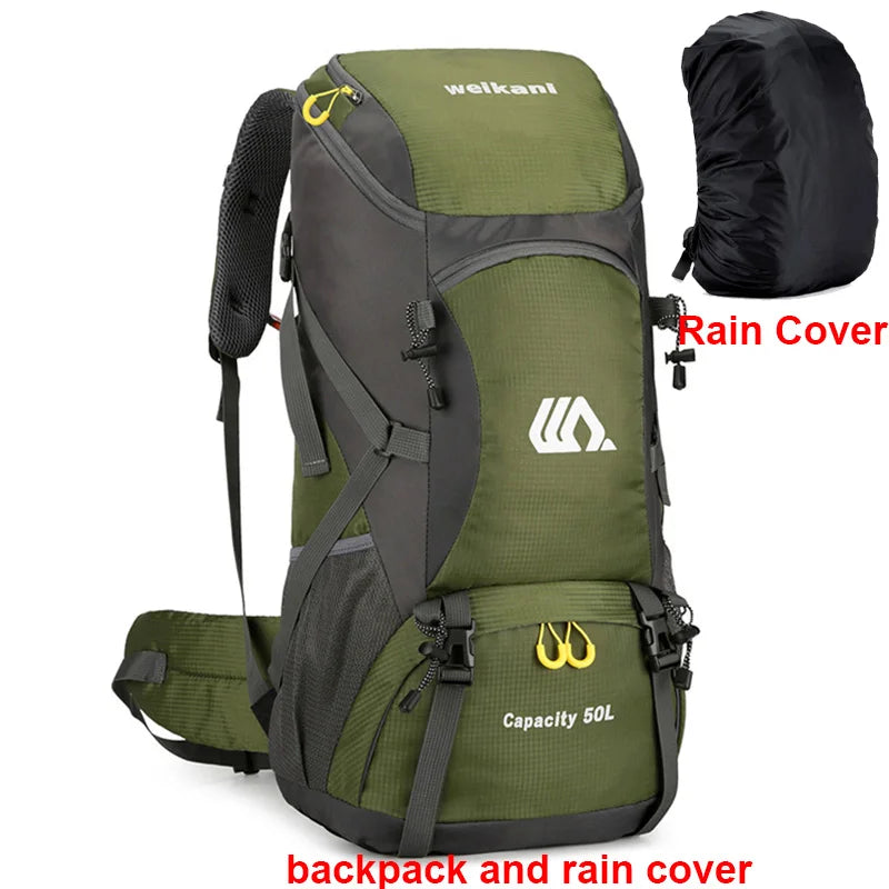 50L Travel Backpack for Men – Waterproof Hiking & Camping Bag - Image 13