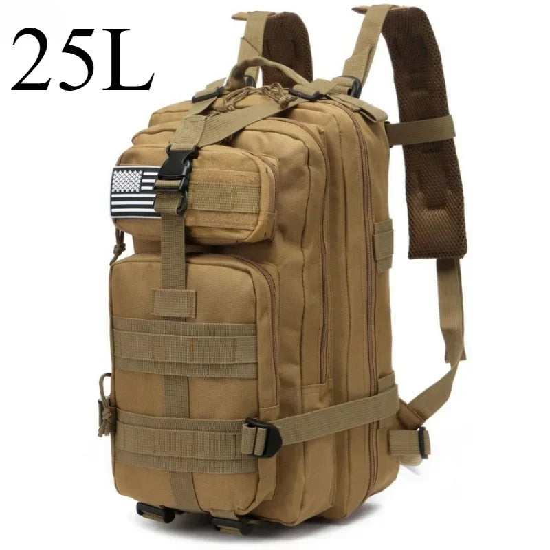 50L Travel Backpack for Men – Waterproof Hiking & Camping Bag - Image 9