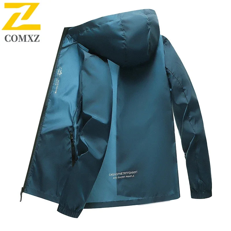 New Summer Sun Protection Clothing – Men's UV Ice Silk Hooded Jacket - Image 5