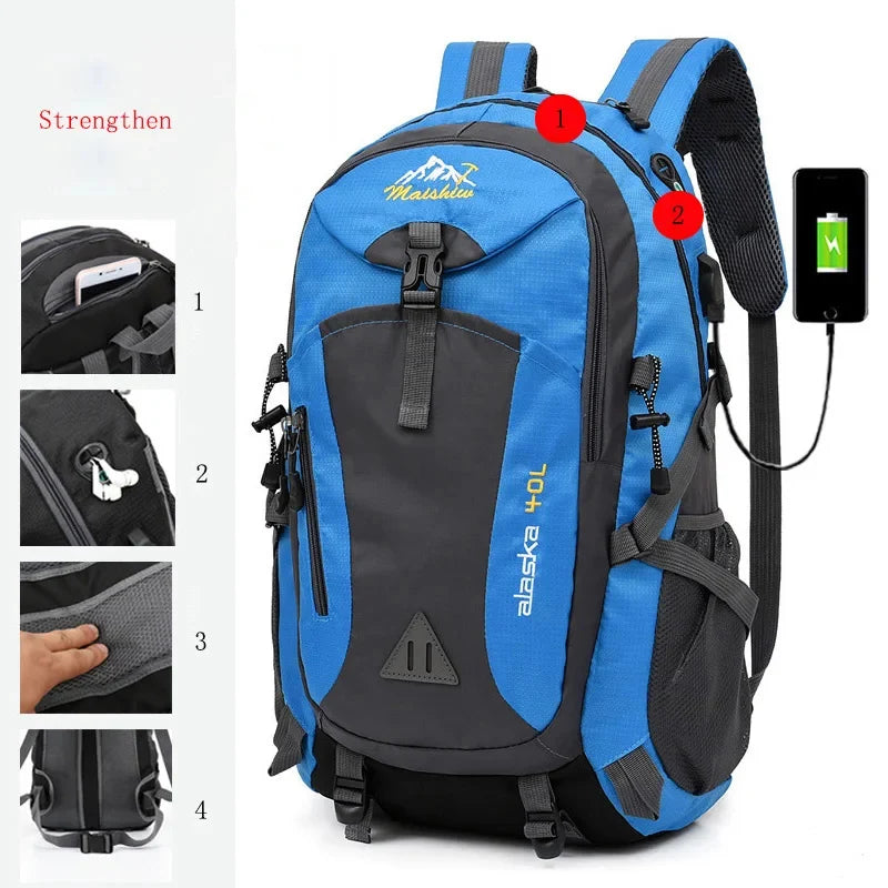 Anti-theft Waterproof Mountaineering Backpack for Outdoor Adventures - Image 13