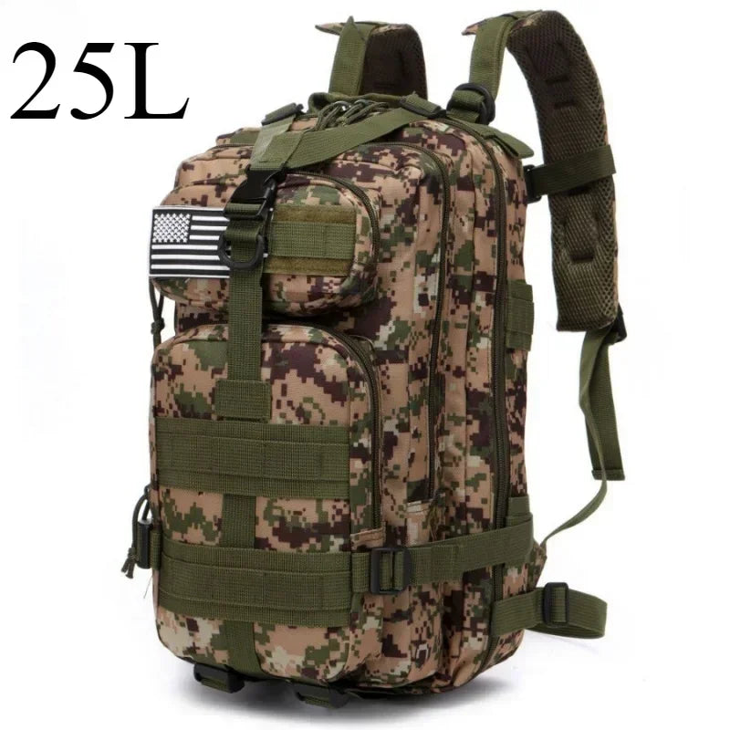 50L Travel Backpack for Men – Waterproof Hiking & Camping Bag - Image 7