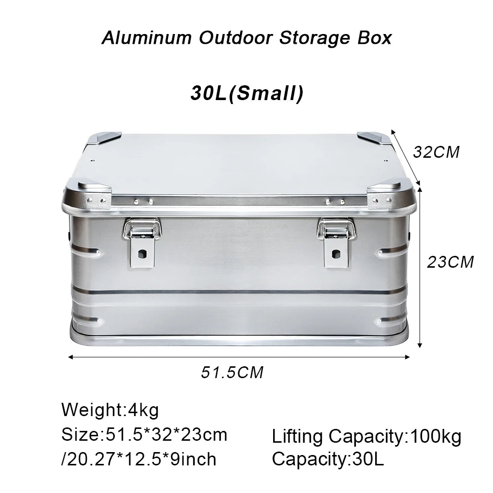 30-80L Aluminum Alloy Large Capacity Storage Box for Outdoor Adventures - Image 7