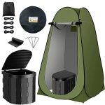 Portable Pop-Up Toilet Tent – Privacy Shelter for Camping & Outdoor Travel