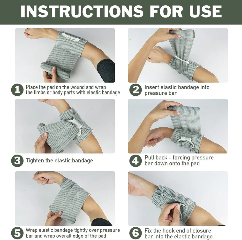 Israeli Bandage – 4/6in Emergency Combat Compression Dressing - Image 6