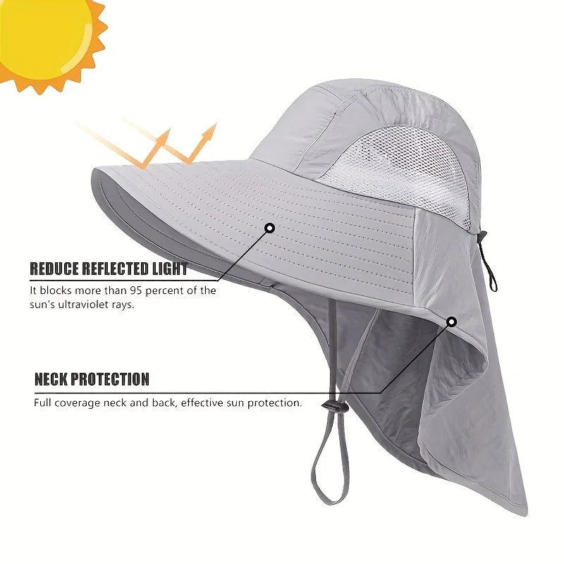 Men's Wide-Brimmed Sun Hat – Perfect for Outdoor Adventures - Image 6