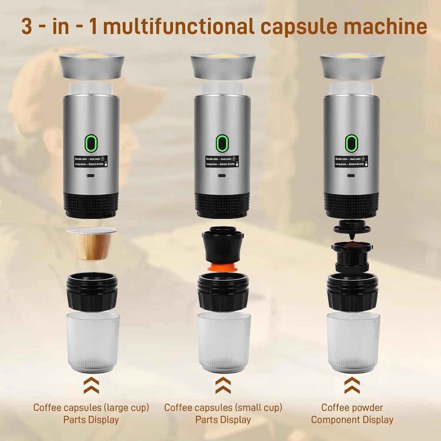 Portable Electric Coffee Machine – Perfect Brew on the Go - Image 3